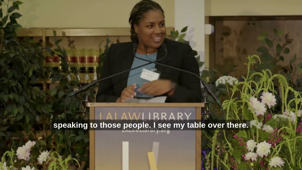 Brittani Jackson, Chair of Friends of LA County Law Library